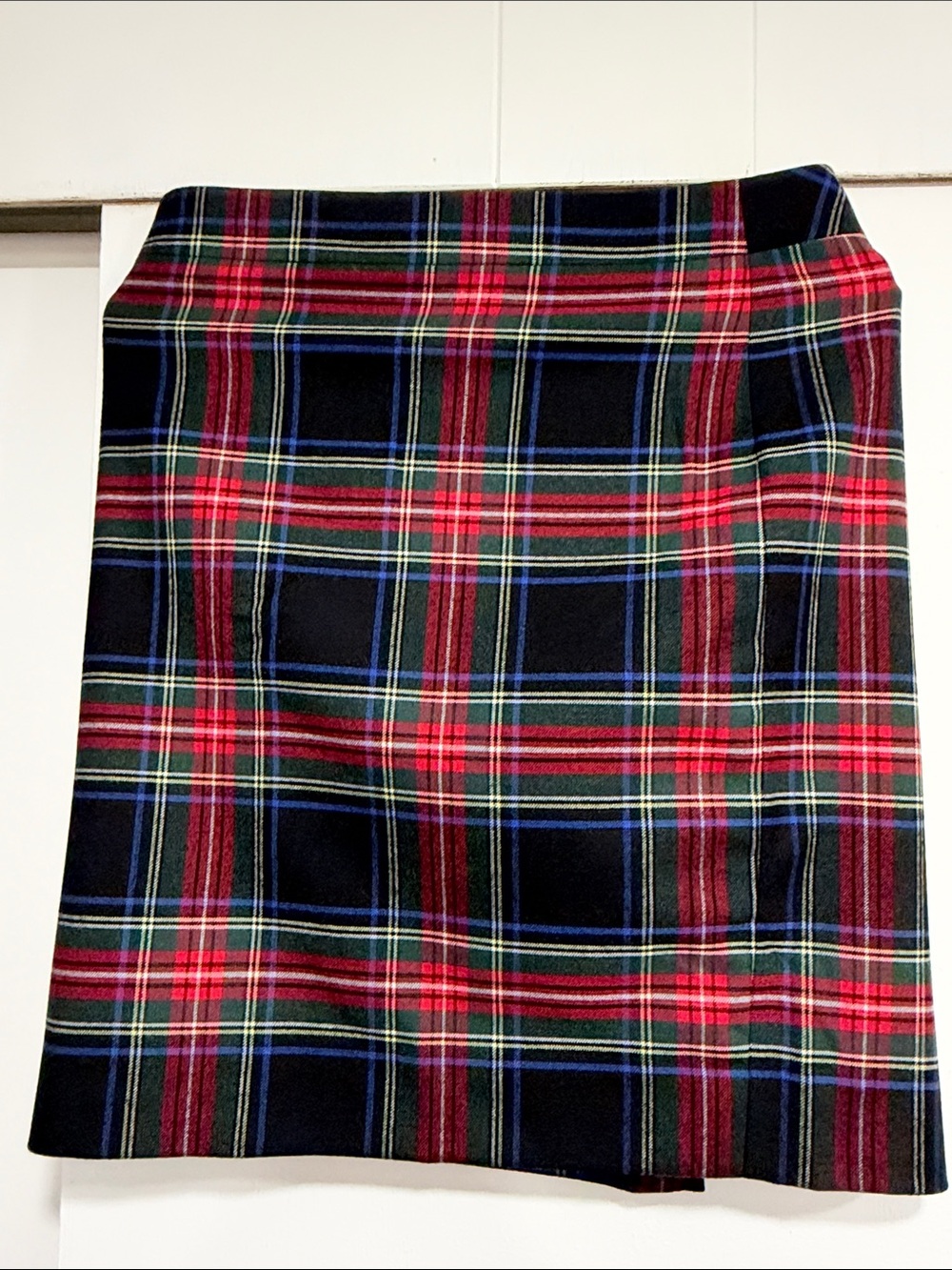 J. Crew Black and Red Plaid Mini Skirt